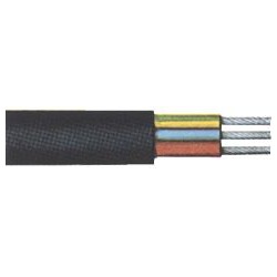 Cable souterrain NYY-J 3x1,5 mm2, 25 m-Ring