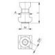 Kit de fixation 7600BF-30/43 M16x22 AMF