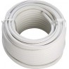Ligne coaxiale SAT 1.0/4.8 blanc, 100m bobine (Par 100)