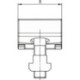 Elément de serrage plat 6496 M12x16mm AMF