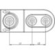 Elément de serrage plat 6496 M16x20mm AMF