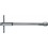 Porte-outils, Capacité 4 pans : 2,0-5,0 mm, pour queues filetées selon DIN M3-8, pour queues filetées selon ISO M1-6, Long. totale : 250 mm