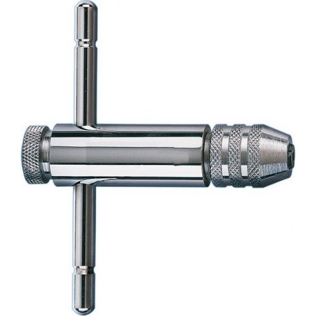 Porte-outils, Capacité 4 pans : 2,0-5,0 mm, pour queues filetées selon DIN M3-8, pour queues filetées selon ISO M1-6, Long. totale : 85 mm