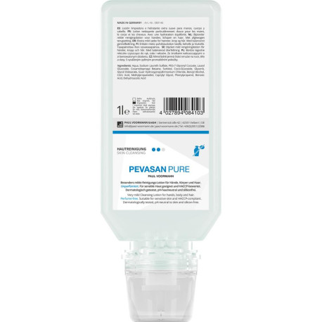 Pevasan PURE Lotion de nettoyage de la peau 1 L non parfumé (Par 6)