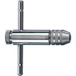 Porte-outils, Capacité 4 pans : 4,6-8,0 mm, pour queues filetées selon DIN M5-12, pour queues filetées selon ISO M6-12, Long. totale : 110 mm