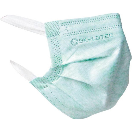 Masque respiratoire MED IIR. Boîte de 50 pièces. vert