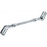 Double clé a douille articulée 10x11mm Gedore