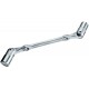 Double clé a douille articulée 13x17mm Gedore