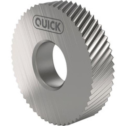 Roue moletée PM BL 30Grad 21.5x5x8 H7 P1.6 QUICK