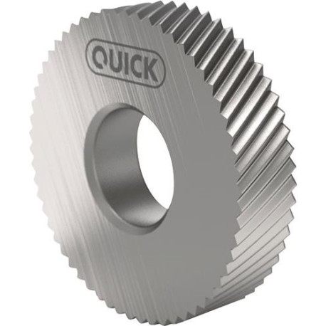 Roue moletée PM BL 30Grad 21.5x5x8 H7 P1.6 QUICK