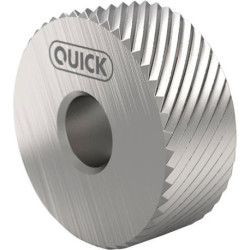 Roue moletée PM BL 45Grad 20x8x6 G7 P1 avec chanfrein QUICK