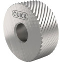Roue moletée PM BL 45Grad 20x8x6 G7 P1 avec chanfrein QUICK