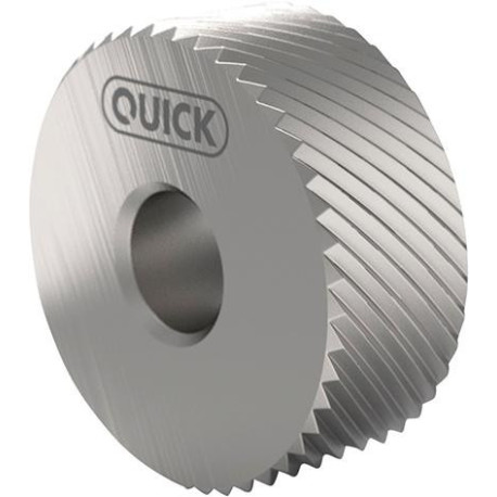 Roue moletée PM BR 45Grad 20x8x6 G7 P1 avec chanfrein QUICK