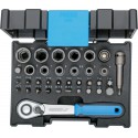Coffret de douilles 1/4" 35 pièces 666-U-20 Gedore