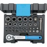 Coffret de douilles 1/4" 35 pièces 666-U-20 Gedore