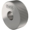 Roue moletée PM AA 15x6x 6A11 G7 P0.8 avec chanfrein QUICK