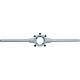 Porte-filière avec vis de serrage, Pour Ø filière x hauteur : 55 x 22 mm, Métrique M22-24 mm