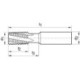 Fraise à fileter TMUSP VHM TiCN queue HA refroidissement interne D10x16x1mm GÜHRING