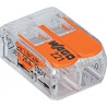 Borne de Compact 2 x 0,2–4 mm² Transparent