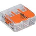 Borne de Compact 3x0,2-4qmm transparent