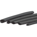Gaine thermo rétractable 1m, noir de 4,5 a 2,5 mm (Par 10)