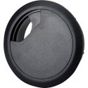 Passe-cable pour plateau de table noir, 72x60x21 mm (Par 10)