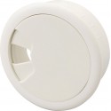 Passe-cable pour plateau de table Blanc, 72 x 60 x 21 mm (Par 10)