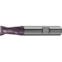 Fraise en bout courte DIN6527VHM TiALN Z2 queue HB 4mm GÜHRING
