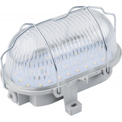 Lampe LED de lampe ovale pour extérieur, Atelier, 7 W, gris, 56750 - as – Schwabe