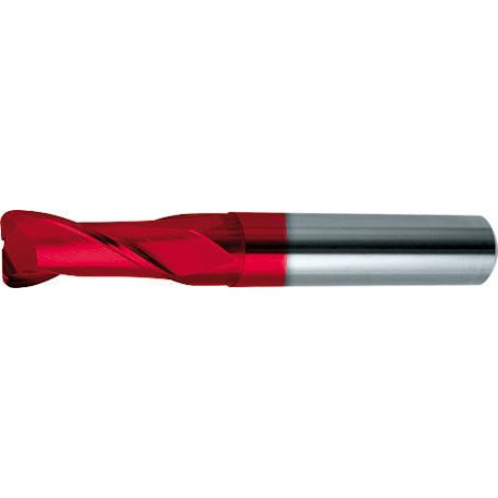 Fraise en bout longue DIN6527VHM FIRE queue HA Z2 20/1mm GÜHRING