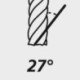 Fraise à fileter VHM DTMCSP TiCN queue HA arrosage interne 1.5xD M10 GÜHRING