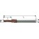 Fraise à fileter GF en carbure monobloc, arrosage central, 2 x d, revêtement TiCN, Filetage : M8, Pas 1,25 mm, Lames de l1 18,1 mm
