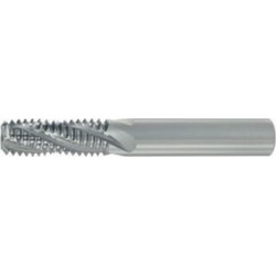 Fraise à fileter GF en carbure monobloc, arrosage central, 2 x d, sans revêtement, Filetage : M8, Pas 1,25 mm, Lames de l1 18,1 mm