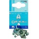 Clips cables métalliques acier-Galv. 6,5mm a 2Stck. (Par 10)