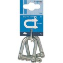 Manilles Acier galva 6mm a 2 unités (Par 10)