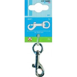 Mousquetons acier boulon K52 vern.a 1 pc. (Par 10)