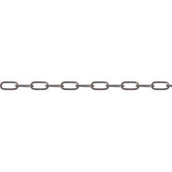 Chainette 1625 Acier noir 2mm Ro.30m(170x93) (Par 30)