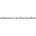 Corde tressée en polyamide PES 10 Ro.100m(250x200)blanc-rouge (Par 100)
