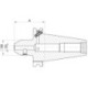 Mandrin de serrage de surface DIN69871ADB SK40 D6mm HAIMER