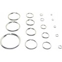 Anneau porte clés SL50/2,8 Acier durci nickel (Par 100)