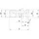Boulon de serrage ISO 7388II BSK40-M16 étanche HAIMER