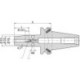 Mandrin de frettage JISB6339ADB BT40 18x90mm HAIMER