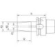 Mandrin de frettage DIN69863E 3.0x60mm HAIMER