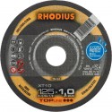 Disque a tronconner acier / inox XT10 125 x 1,0mm ger. Rhodius