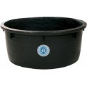 Bac à mortier rond noir 120 L