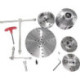 Mandrin à 4 mors Premium-Set D 115 mm Holzstar