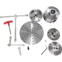 Mandrin à 4 mors Premium-Set D 115 mm Holzstar