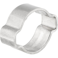 Collier de serrage à oreille NORMAClamp Collier de serrage à 2 oreilles 18-21 W1 Acier galvanisé (Par 100)