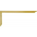 Equerre de charpentier 800mm avec trous Hedu