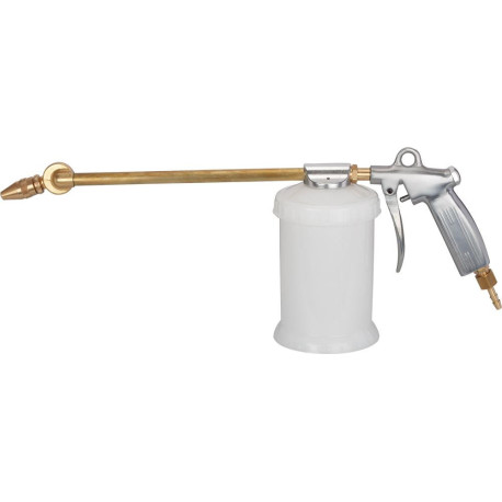 Pistolet pulvérisateur Buse droite. 1l. Plastique blanc. 2-6bars. Prise NW7.2 RIEGLER.